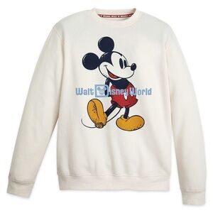 Disney Parks Walt Disney World Cream Sweatshirt Pullover
